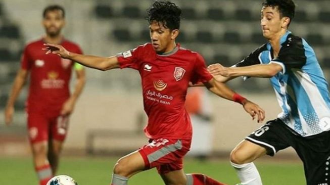 Khuwailid Mustafa saat memperkuat Qatar SC (football5star.com)