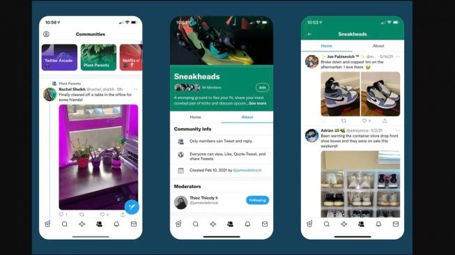 Fitur baru Twitter, Communities. [The Verge]