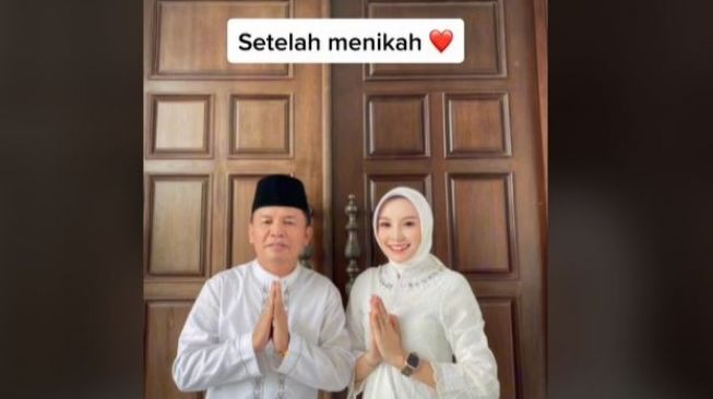 Kisah Cinta Beda Usia Putri Pariwisata Kalteng dan Anggota DPR (tiktok.com/@thisia21)