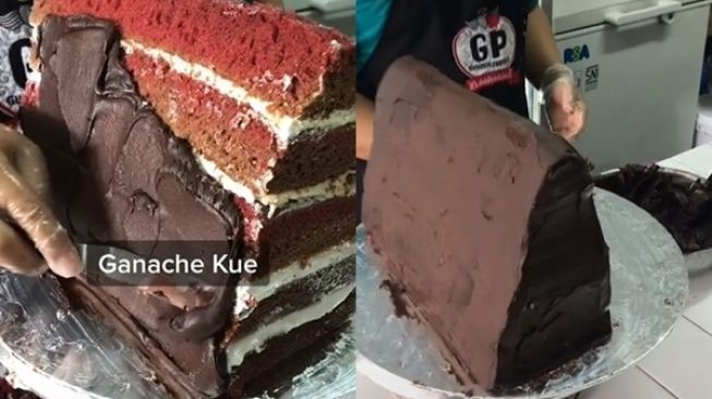 Viral Tutorial Buat Kue Ultah Tas Hermes Bermotif Kulit Buaya, Hasil Bikin Melongo