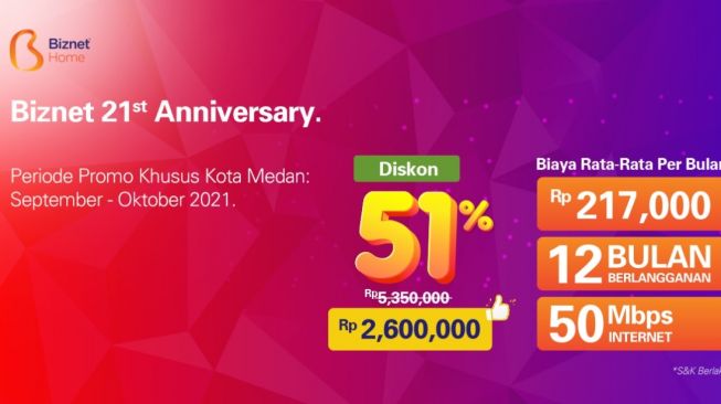 Paket baru Biznet. [Biznet]