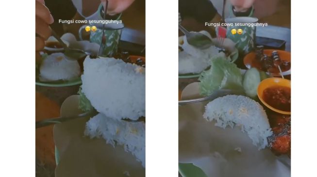 Wanita Ungkap Fungsi Cowok Sesungguhnya Saat Makan Bareng (Instagram)