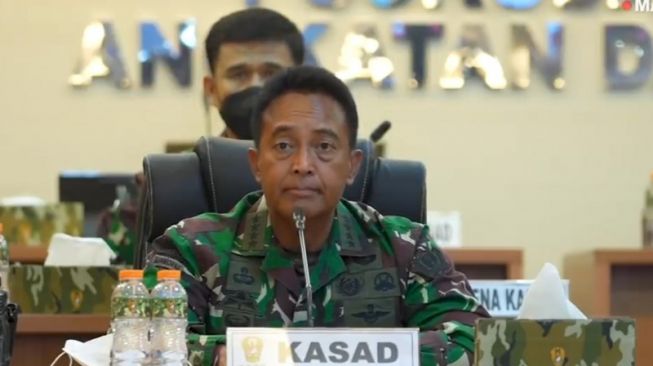 Kepala Staf Angkatan Darat (Kasad) Jenderal TNI Andika Perkasa. (Antara)