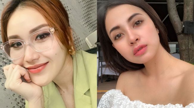 10 Adu Pesona Hana Kartika vs Ayu Ting Ting, Ibu dari Anak Enji