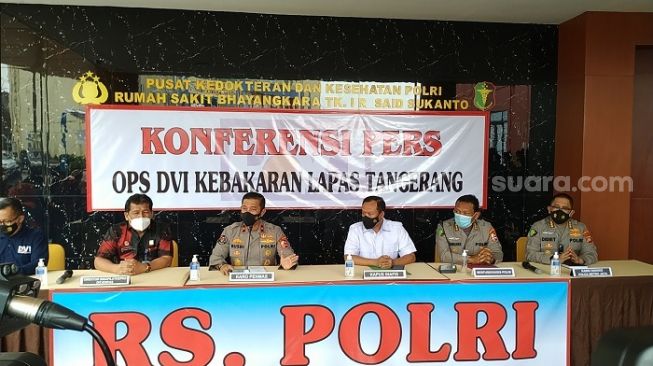 Data Antemortem 41 Jenazah Napi Lapas Tangerang Sudah Terkumpul Termasuk 2 WNA