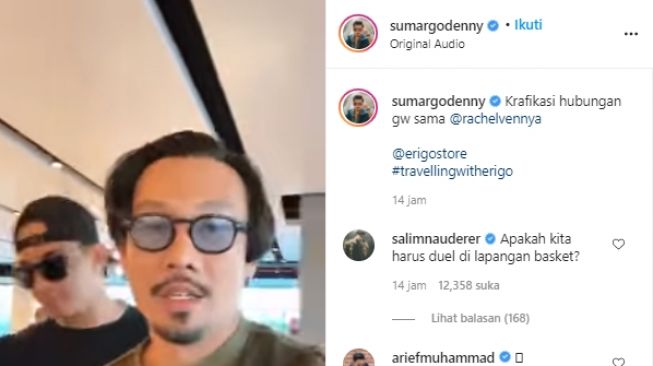 Postingan Denny Sumargo (instagram.com)