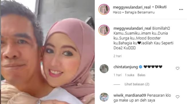 Meggy Wulandari dan suami (instagram.com)