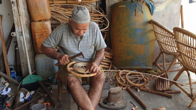 Khas Gaya Klasik dan Kuat, Produk Rotan Palembang Mampu Bersaing di Tengah Pandemi