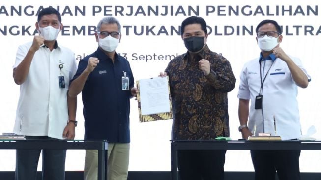 Catatkan Sejarah UMKM Indonesia, BRI Resmi Menjadi Induk Holding BUMN Ultra Mikro