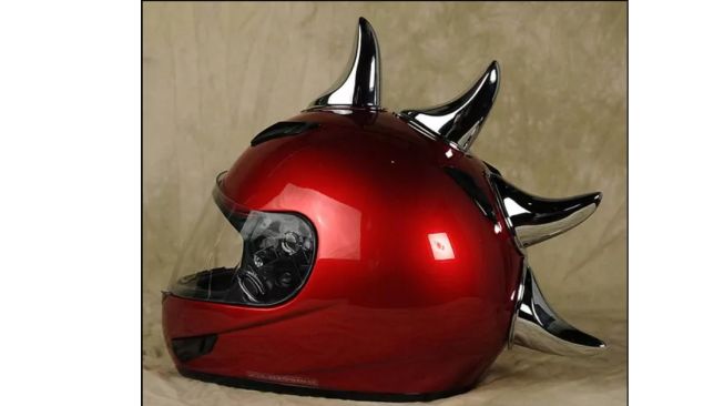 Helm corak rambut mohack (beautifullife)