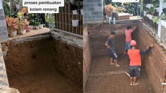 Viral Cewek Pamer Bikin Kolam Renang, Publik Melongo: Buka Gerbang Tenggelam