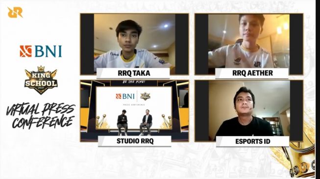 RRQ Gelar Turnamen Mobile Legends Sasar Pelajar, BNI King of School 2021