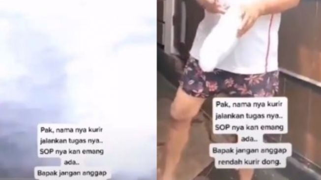 Viral! Bapak Emosi Pas Terima Paket, Ucapannya Makjleb Serasa Rendahkan Kurir