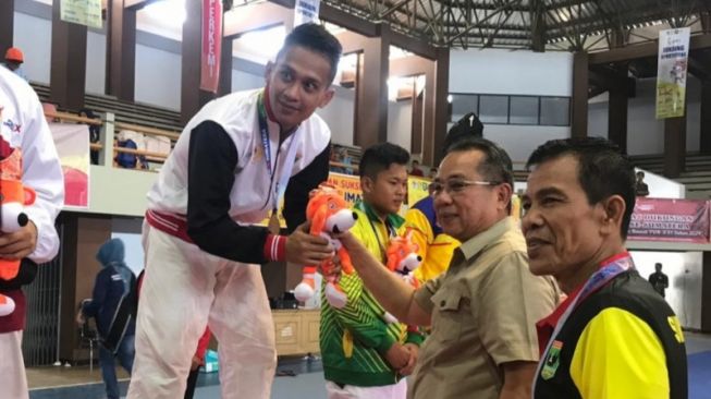 Dua Kali Tumbang di Final, Atlet Kempo Sumbar Ari Parmanto Targetkan Emas di PON Papua