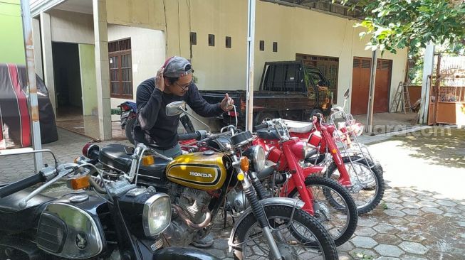 Tua, Langka dan Mahal, Motor Jadul Koleksi Warga Semarang Ini Diburu hingga Vietnam