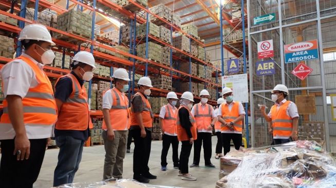 Persiapan Merger, Dirut PPI Kunjungi Fasilitas Logistik BGR di Palembang