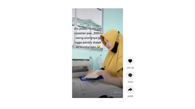 Batal nikah karena mahar. [TikTok]