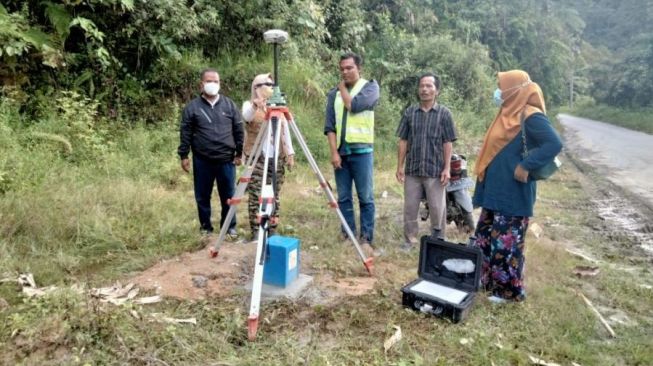 Survey Topografi Bendungan Rongkong Tuntas, Luwu Utara