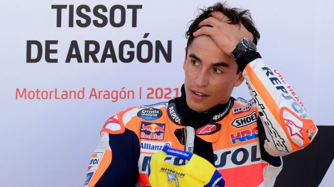 Cedera Mata Menghampiri, Marc Marquez Ngotot Ingin Balapan di MotoGP 2022