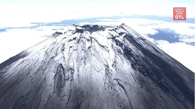 Tahun Ini, Salju di Gunung Fuji Muncul 25 Hari Lebih Cepat