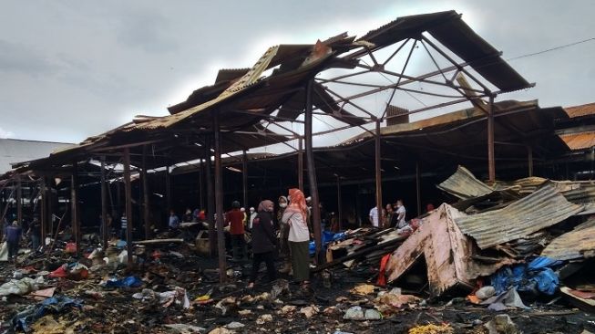 Penyebab Kebakaran Pasar Bawah Bukittinggi Belum Jelas, Polisi Masih Kumpulkan Barang Bukt