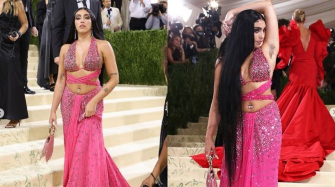 6 Potret Lourdes Leon Anak Madonna Pamer Bulu Ketiak di Met Gala 2021