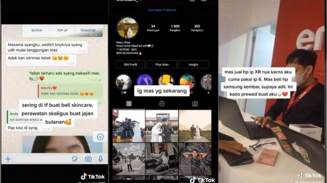 Dulu Cuek, Curhat Wanita Sabar Menunggu Pacar Berubah, Endingnya Manis (tiktok.com/@_wsnutami510)