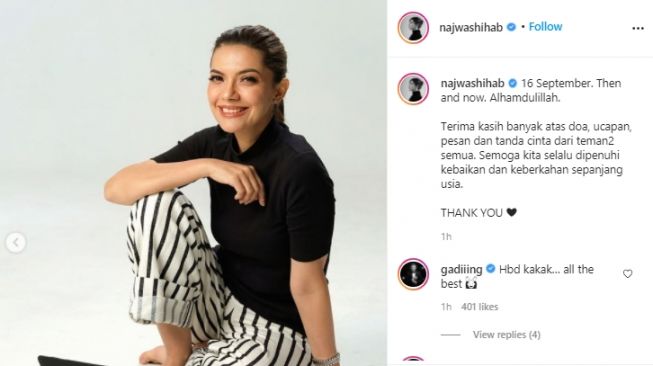 Potret kecil Najwa Shihab (instagram.com)