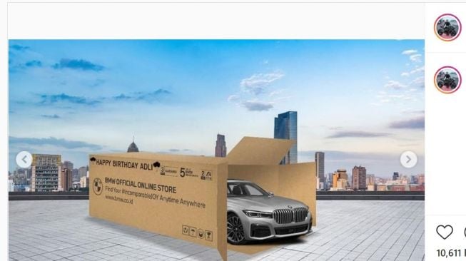 Ulangtahun, Balita Ini Dihadiahi BMW seharga Rp 1 Milyar (instagram)