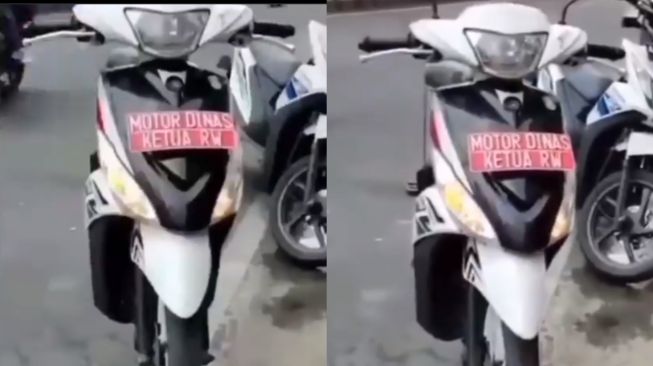 Viral Penampakan 'Motor Dinas' Ketua RW, Warganet Soroti Bahan Bakarnya