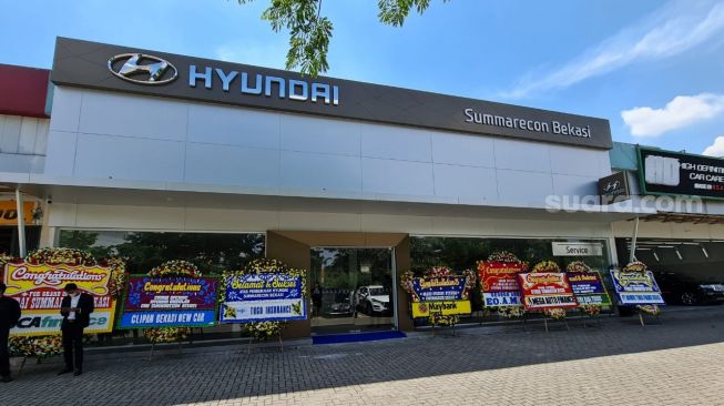 Hyundai Summarecon Bekasi diresmikan Kamis (16/9/2021) [Suara.com/Manuel Jeghesta Nainggolan].