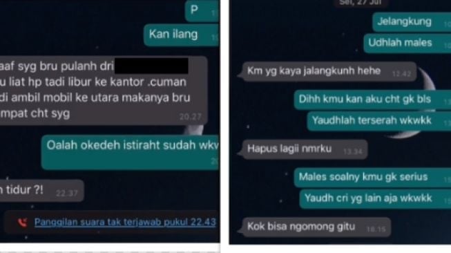 Wanita curhat cowoknya sering menghilan tanpa kabar (tiktok)