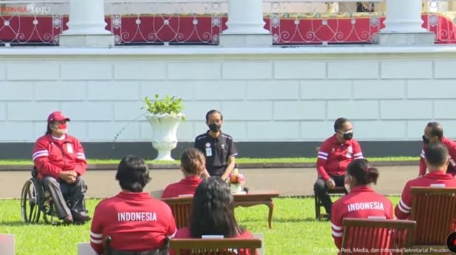 Presiden Jokowi Sambut Atlet Peraih Medali Paralimpiade Tokyo di Istana
