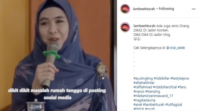 Ceramah Oki Setiana Dewi (instagram.com)