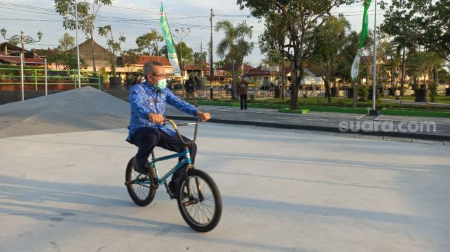 Fasilitasi Pemuda dengan Taman Milenial, Bantul Kini Punya Arena BMX dan Skateboard