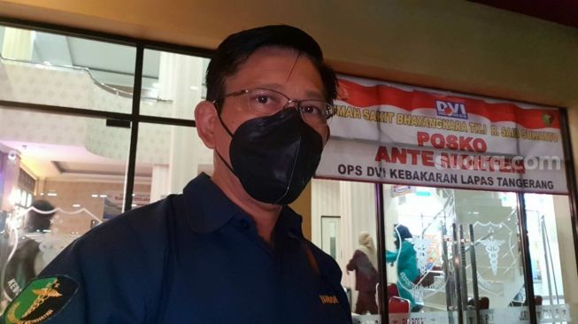 Dokter spesialis forensik sekaligus anggota tim DVI Polri. Agung Wijayanto. (Suara.com/Yaumal)