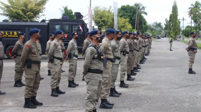Polda Gorontalo Kirim Satu Kompi Brimob untuk Pengamanan PON di Papua