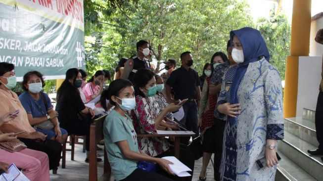 Wakil Walikota Fatma Rusdi Harap Ada Ruang Vaksin Covid-19 Khusus Perempuan