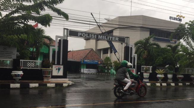 Markas Subdenpom Tegal di Jalan Jenderal Sudirman, Kota Tegal. Letkol Untung dibawa ke tempat tersebut setelah tertangkap. [Suara.com/F Firdaus]