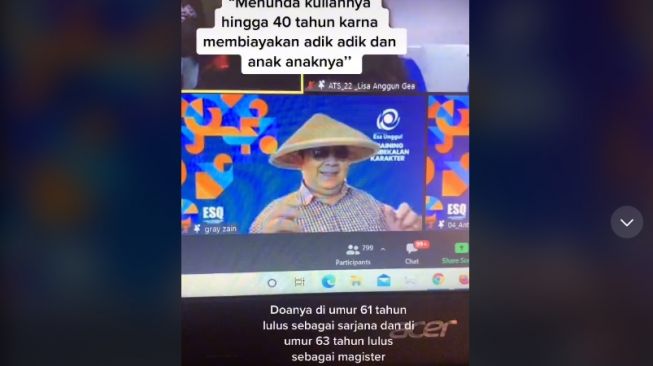 Viral Pria Kuliah S1 Usia 50-an Tahun, Target Lulus Umur 61 Tahun, Netizen Jadi Semangat