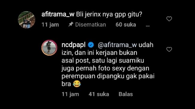 Nora Alexandra diprotes karena berpenampilan seksi saat menjadi model endorse [Instagram/@ncdpapl]