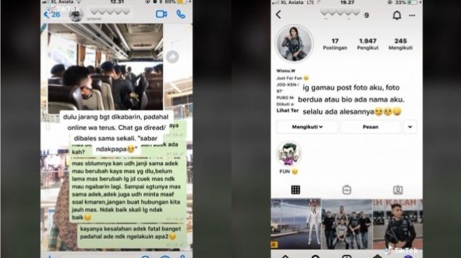 Punya pacar cuek, jangan marah apalagi sampai putus (tiktok)