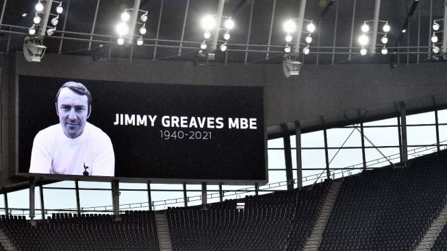 Legenda Timnas Inggris dan Tottenham Jimmy Greaves Tutup Usia