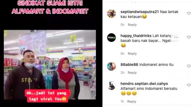 Viral Sindikat Suami-Istri Kepergok Mengutil, Pegawai Indomaret dan Alfamart Kompak Emosi