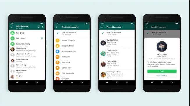 Fitur baru WhatsApp, pengguna menemukan berbagai bisnis langsung dari aplikasi. [NDTV]