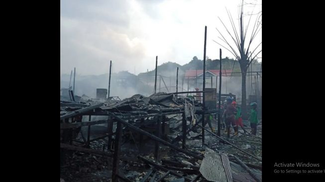 Jago Merah Mengamuk, 7 Rumah dan 4 Unit Sepeda Motor di Samarinda Hangus