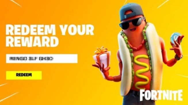 Kode Redeem Fortnite. [Newsglory]