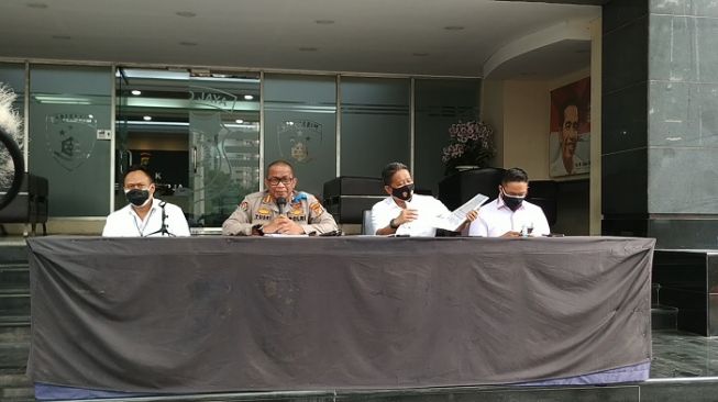 Polda Metro Jaya tetapkan tiga tersangka kasus kebakaran maut Lapas Tangerang. (Suara.com/M Yasir)