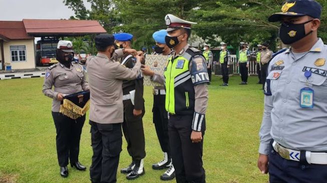 Polres Sijunjung Gelar Operasi Patuh Singgalang 2021