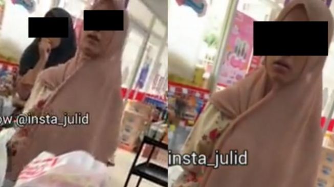 Viral Dua Cewek Kepergok Mencuri di Minimarket, Nyolot Saat Ditegur